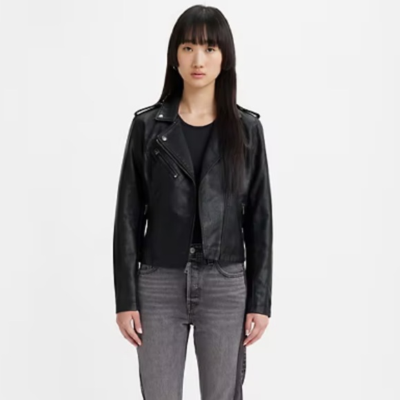 Levi’s leather jacket size L NWOT - Picture 3 of 6